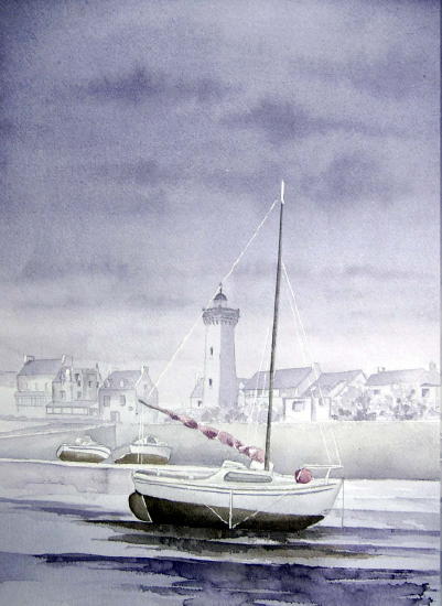 Conservation d'une aquarelle