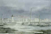 Crépuscule au phare