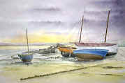 Aquarelle, marine de Bretagne