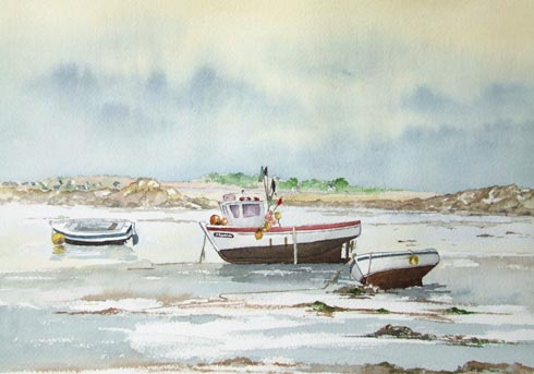 Le Red atao, aquarelle de Bernard Beaulien