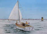 Aquarelle, marine de Bretagne, aquarelle