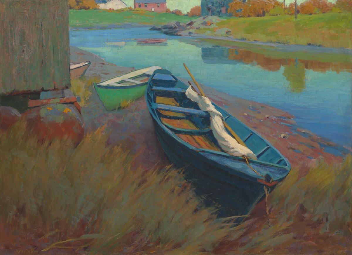 Boats at Rest, Arthur Wesley Dow