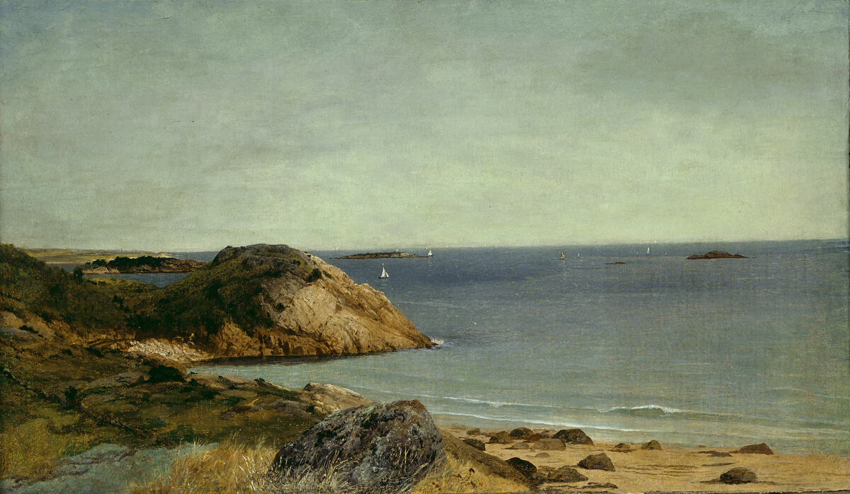 Rocky Coast, John Frederick Kensett