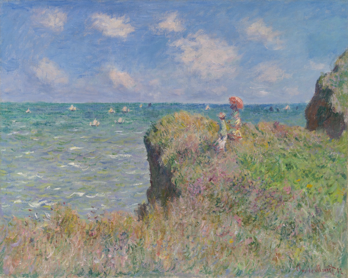 Cliff Walk at Pourville, Claude Monet