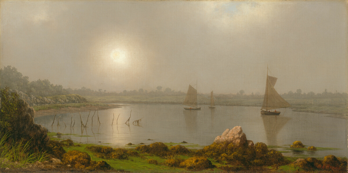 York Harbor, Coast of Maine, Martin Johnson Heade