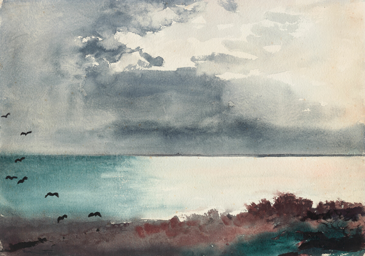 Breaking Storm, Coast of Maine, Winslow Homer