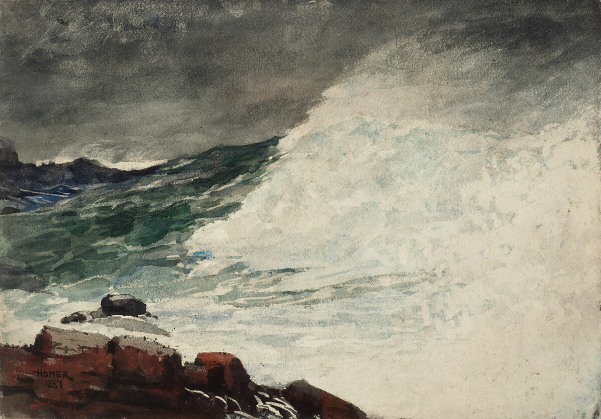 Prout's Neck, Breaking Wave, Winslow Homer