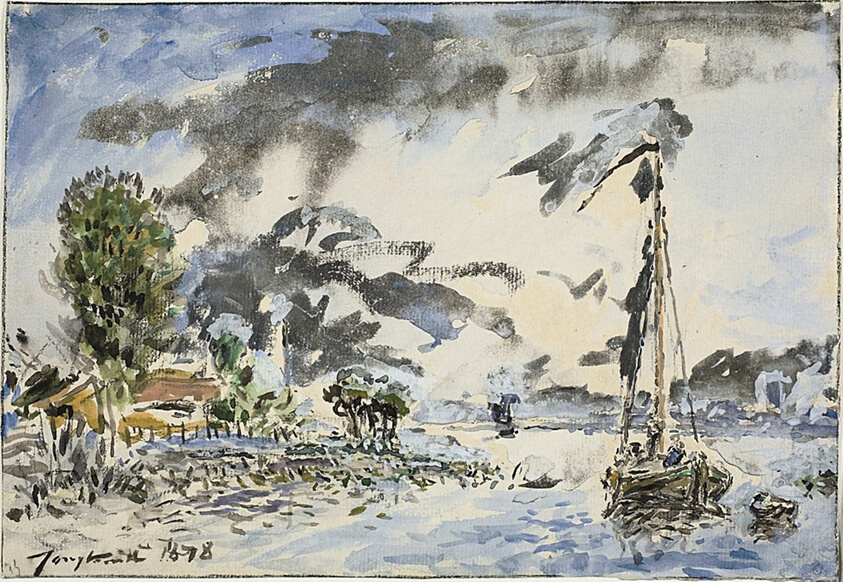 Fishing Boat, Johan Barthold Jongkind