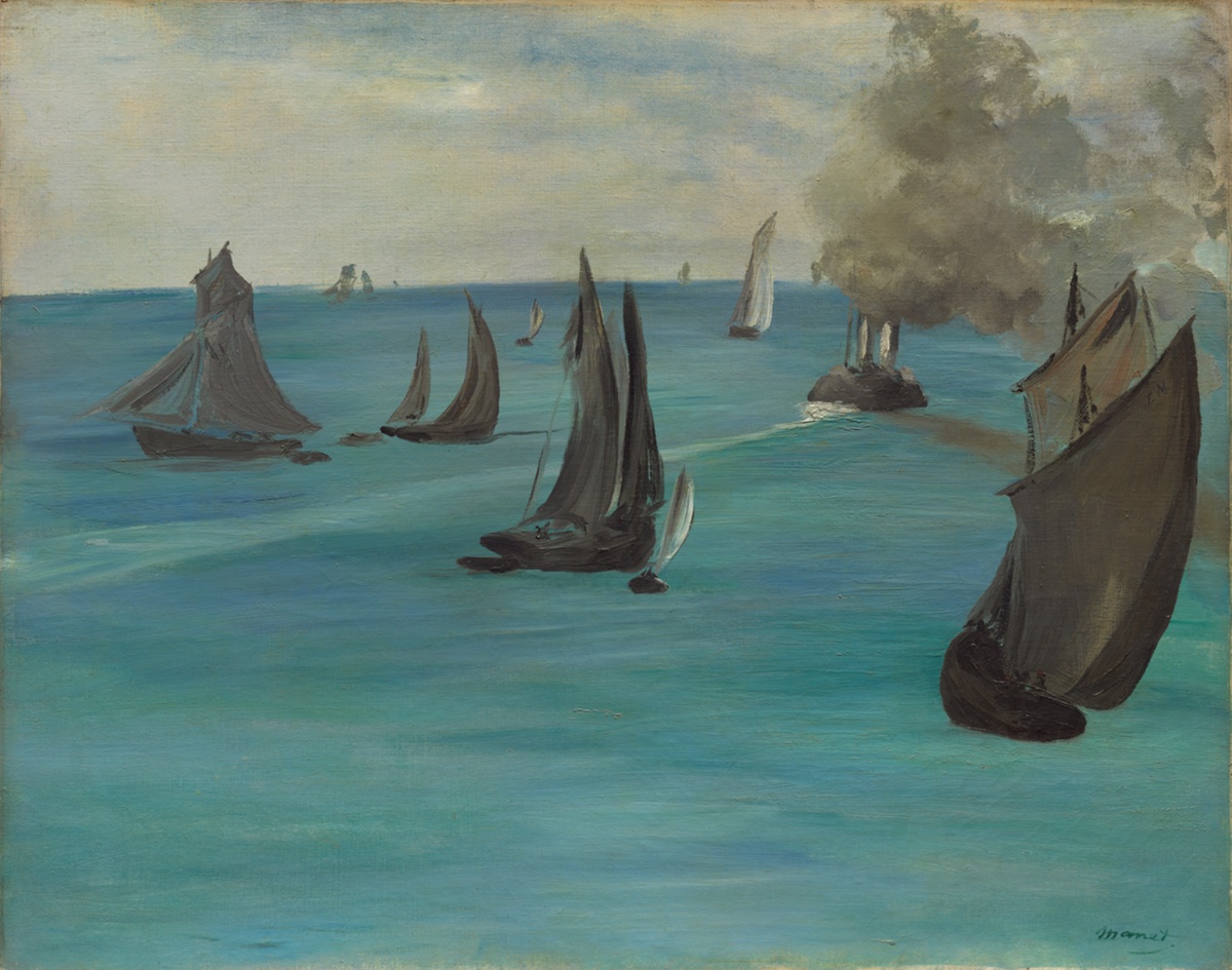 Sea View, Calm Weather (Vue de mer, temps calme), Édouard Manet