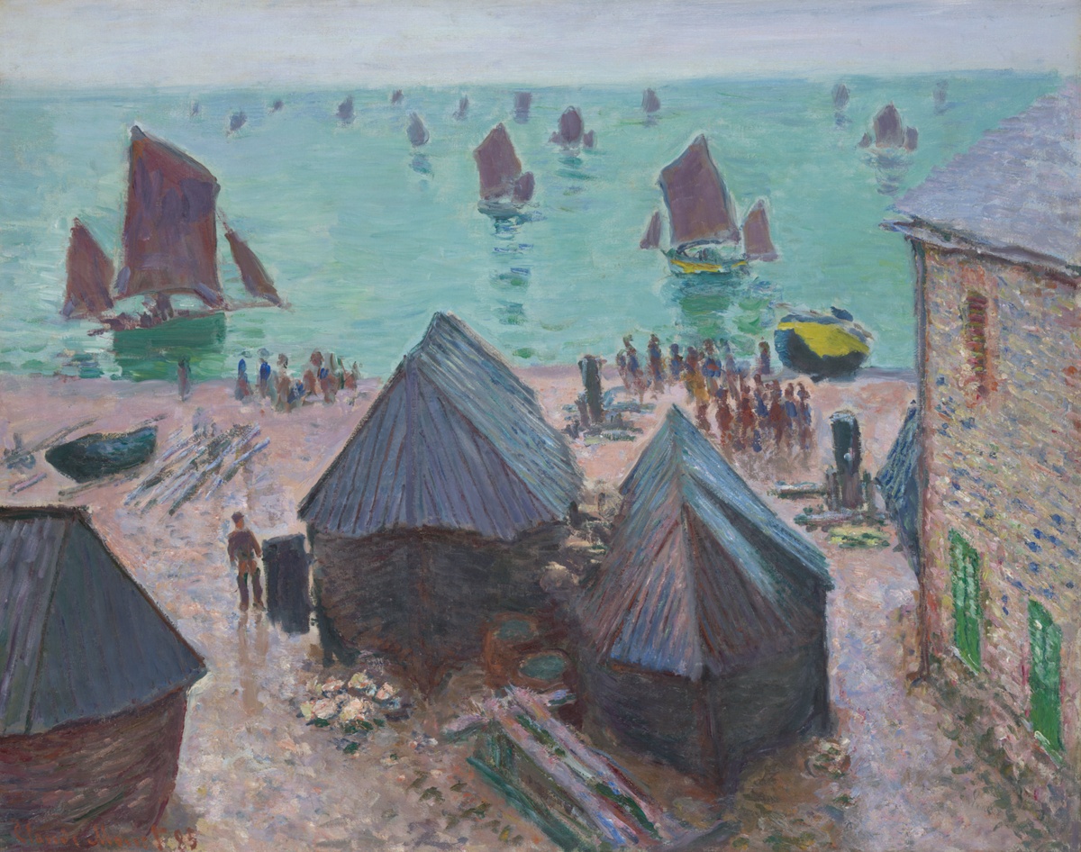 The Departure of the Boats, Étretat, Claude Monet