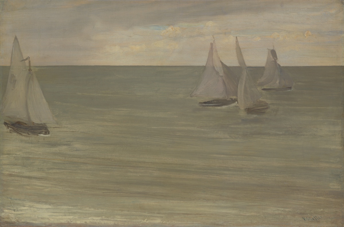 Trouville (Grey and Green, the Silver Sea), James McNeill Whistler