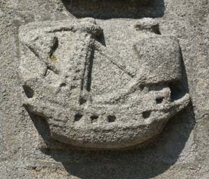 Caravelle sculptée, sacristie